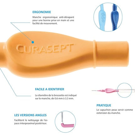 Periuțe interdentare Curasept Proxi Prevention P11, set 6 bucăți