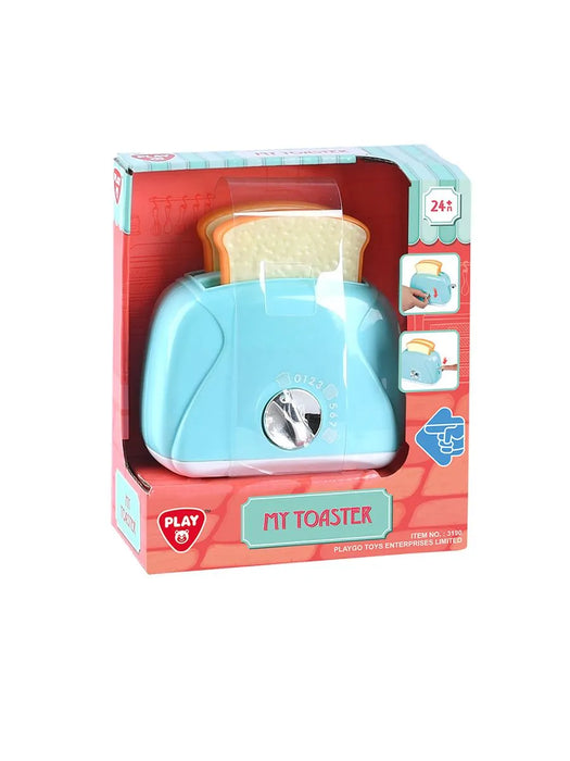 Prăjitor de pâine de jucărie PlayGo My Toaster, albastru, 24+ luni