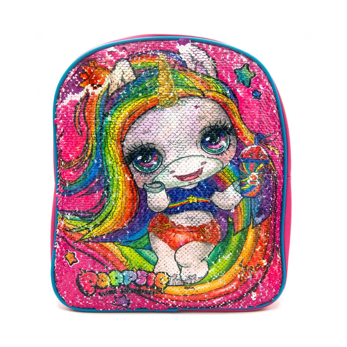 Ghiozdan Unknown Poopsie, pentru grădiniță, cu paiete reversibile