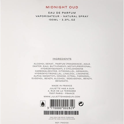 Parfum Juliette Has a Gun Midnight Oud EDP 100 ml