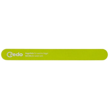 Pilă unghii Credo 180mm Verde pentru unghii moi
