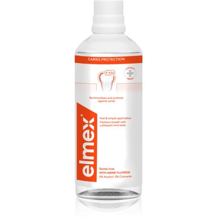 Băutură de gură Elmex Caries Protection, cu fluor, mentolat, 400 ml