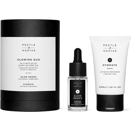 Auto-bronzant față Pestle & Mortar Glowing Duo - 30 ml