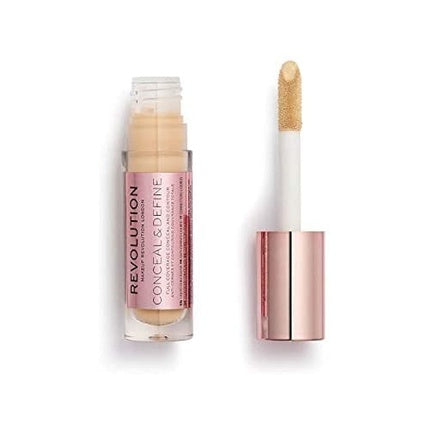 Concealer Makeup Revolution Conceal & Define C5.7, ton bej, capacitate 39g