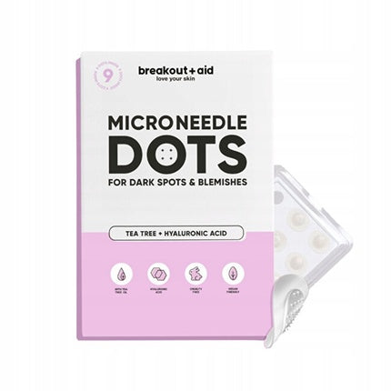 Patch-uri cu microace Breakout Aid pentru petele întunecate după acnee, 9 bucăți