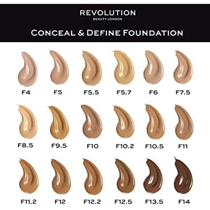 Fond de ten Revolution Beauty Conceal & Define F10, 23ml