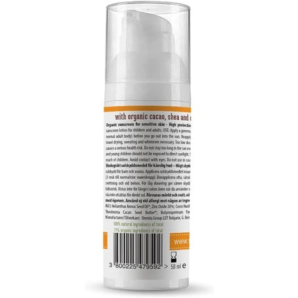 Loțiune Solară Wooden Spoon SPF 30 cu Cacao Organic și Unt de Shea
