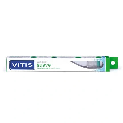 Periuță de dinți Vitis Suave, moale, verde