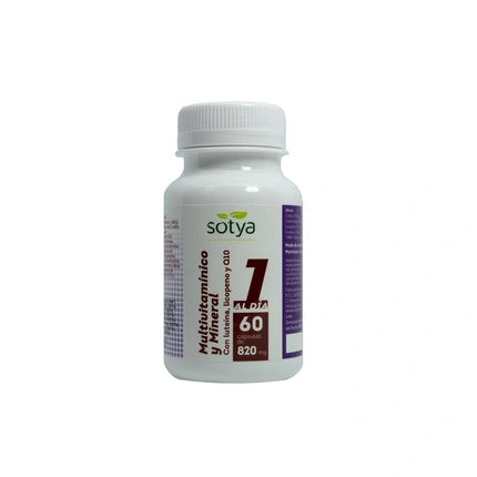 Supliment Nutrițional Sotya Multivitaminic și Mineral 820mg, 60 Capsule