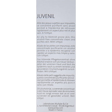 Yonka Juvenil Cream, 15 ml, pentru piele cu impurități
