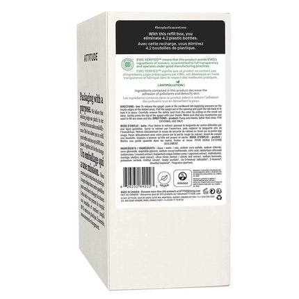 Săpun lichid Attitude, Refill, frunze de lămâie, 2L
