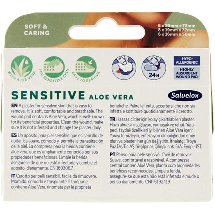 Salvelox Sensitive Aloe Vera, 20 buc