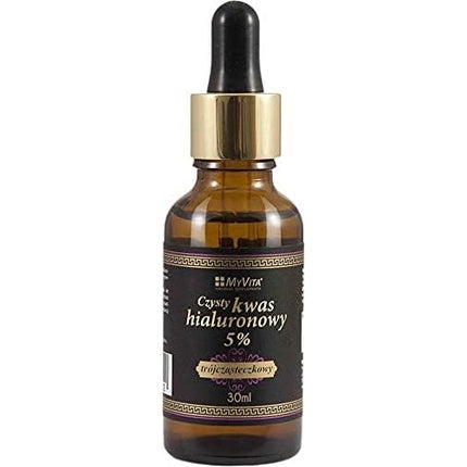 Serum MediEfficace, Acid Hialuronic 5% Trimolecular, ambalaj sticlă, capac picurător