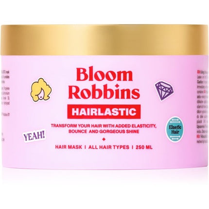 Masca de păr regenerantă și hidratantă Bloom Robbins Hairlastic, 250 ml, roz