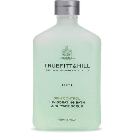 Exfoliant corp, Truefitt & Hill, Skin Control Invigorating Bath & Shower Scrub, Verde, 365ml