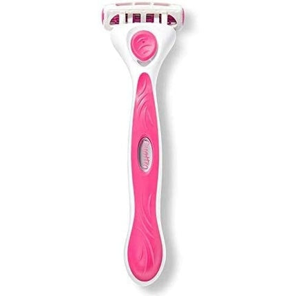 Aparat de ras pentru femei Wilkinson Sword Quattro, alb-roz