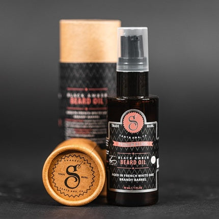 Ulei pentru barbă Suavecito Premium Blends, ambră neagră