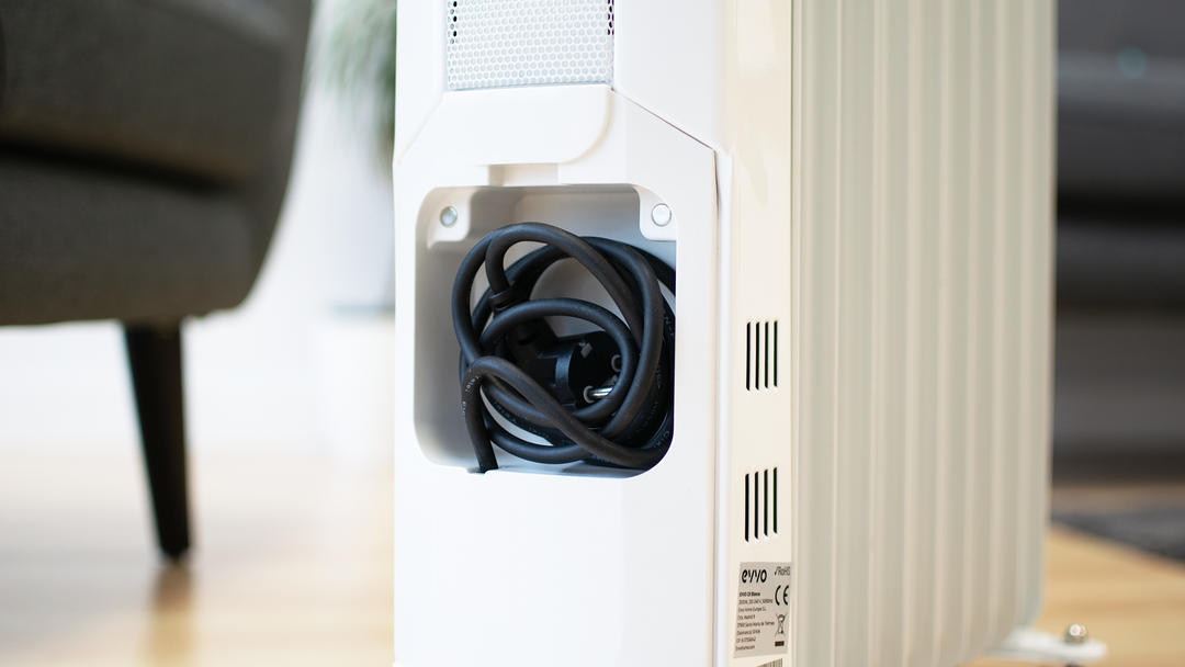 Radiator cu ulei Cecotec EVVO C9, 2000 W, 9 elemente, alb