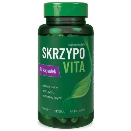 Skrzypovita Optimally Balanced Vitamins and Herbal Extracts for Hair Skin and Nails, 80 caps
