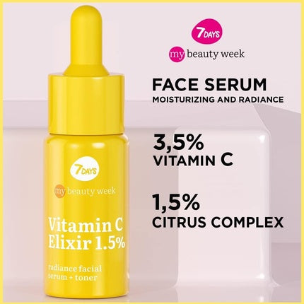 Serum Față 7Days Vitamin C Elixir 1.5%