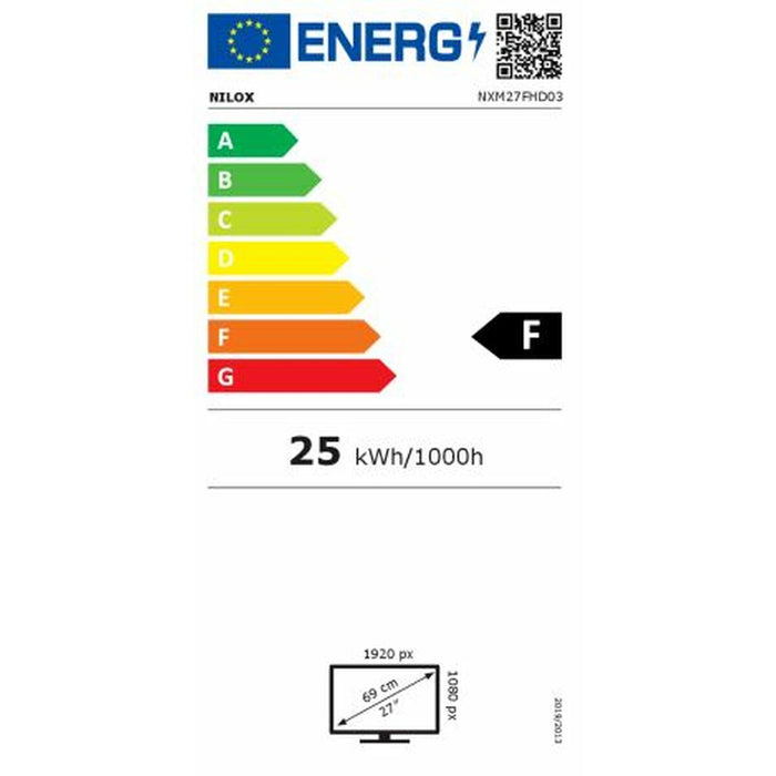 Monitor Nilox NXM27FHD03 27" IPS Full HD LED 75 Hz