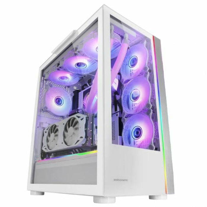 Unitate Semi-tower ATX Mars Gaming MCULTRA XXL Premium RGB Alb