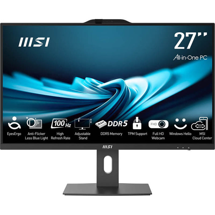 All in One MSI AP272P-483ES 27" Intel Core i5-14400 8 GB RAM 512 GB SSD Negru