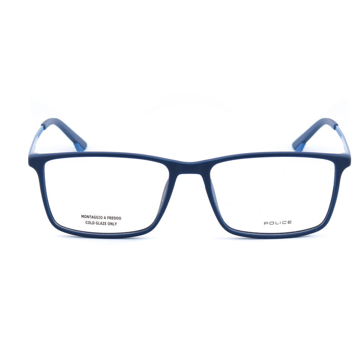 Ramă de Ochelari Bărbați Police VPLB48M5506QS Albastru Ø 55 mm