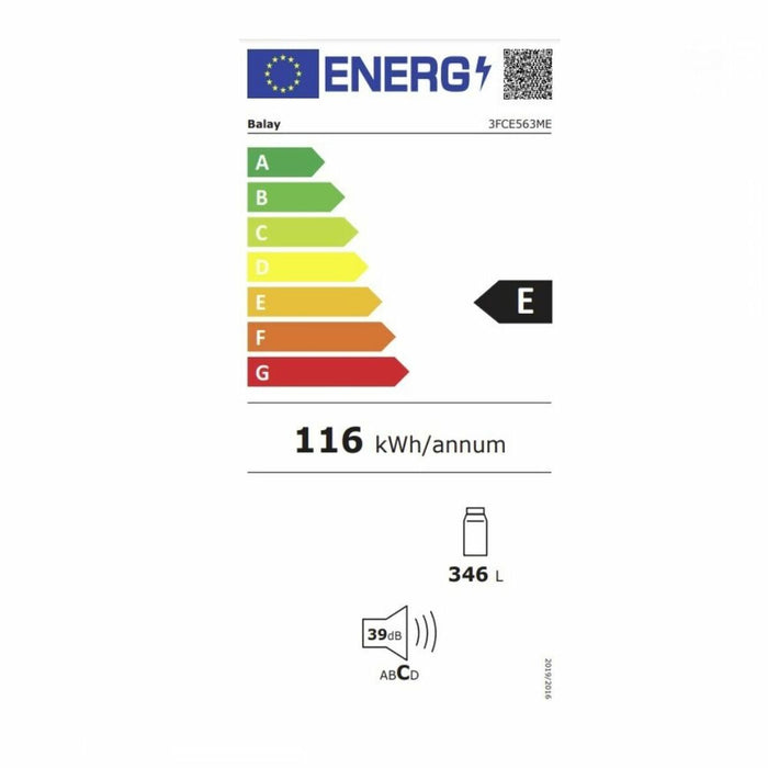 Frigider Balay 3FCE563ME  (186 x 60 cm)
