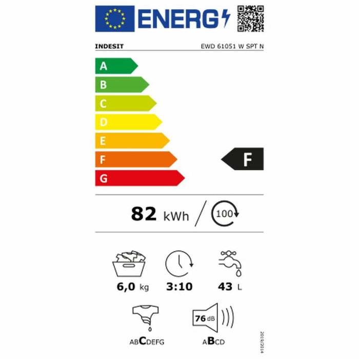 Mașină de spălat Indesit EWD 61051 W SPT N 6 Kg 59,5 cm
