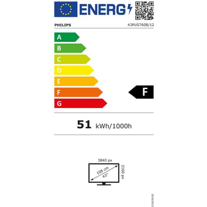 Televiziune Philips LED 43PUS7608 Televisor 4K LED 4K Ultra HD