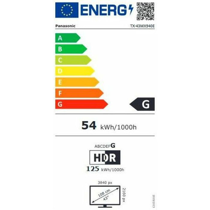 Smart TV Panasonic TX43MX940E LED 43" 4K Ultra HD