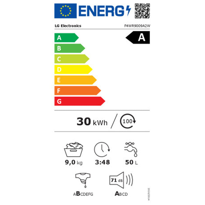 Mașină de spălat LG F4WR9009A2W 1400 rpm 9 kg