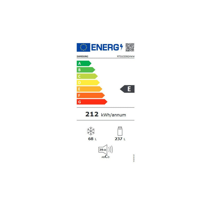 Frigider Samsung RT31CG5624WWES Alb 315 L