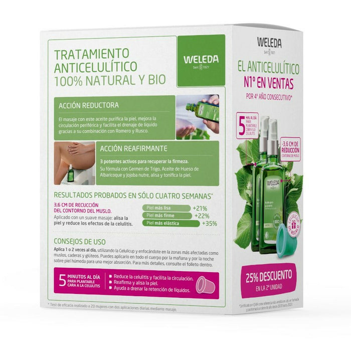 Ulei de Corp Anticelulitic Weleda Abedul 100 ml x 2