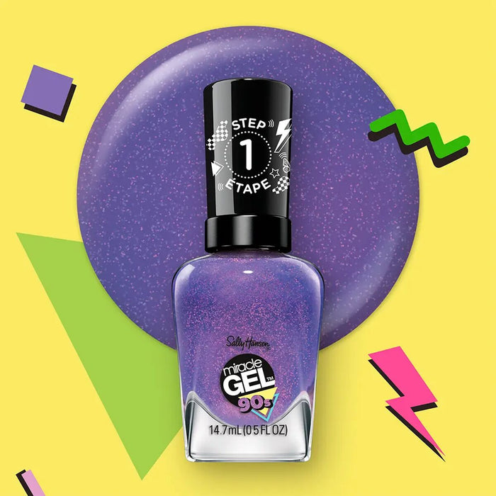 Lac de unghii Sally Hansen MIRACLE GEL 90s Nº 888 Frosted Tip 14,7 ml