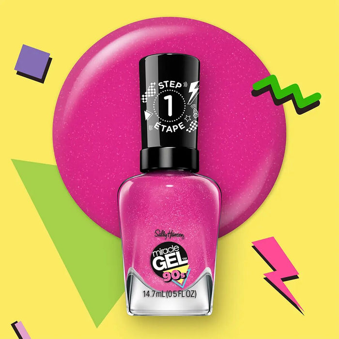 Lac de unghii Sally Hansen MIRACLE GEL 90s Nº 893 Beet Me at the Mall 14,7 ml
