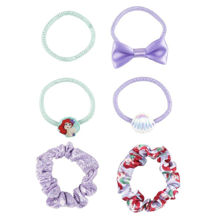 Elastic pentru Păr Disney Princess Multicolor Turquoise 6 Unități