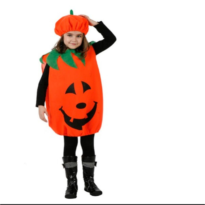 Costum pentru copii Dovleac Portocaliu 5-6 Ani
