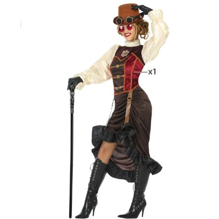 Costum Deghizare pentru Adulți Steampunk Maro (1 Piese)