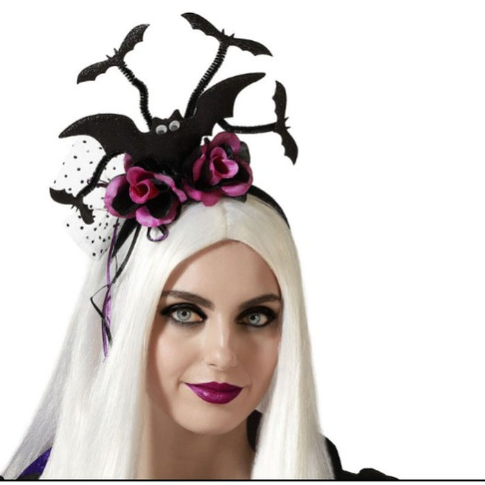 Diademă Liliac Halloween Purpuriu