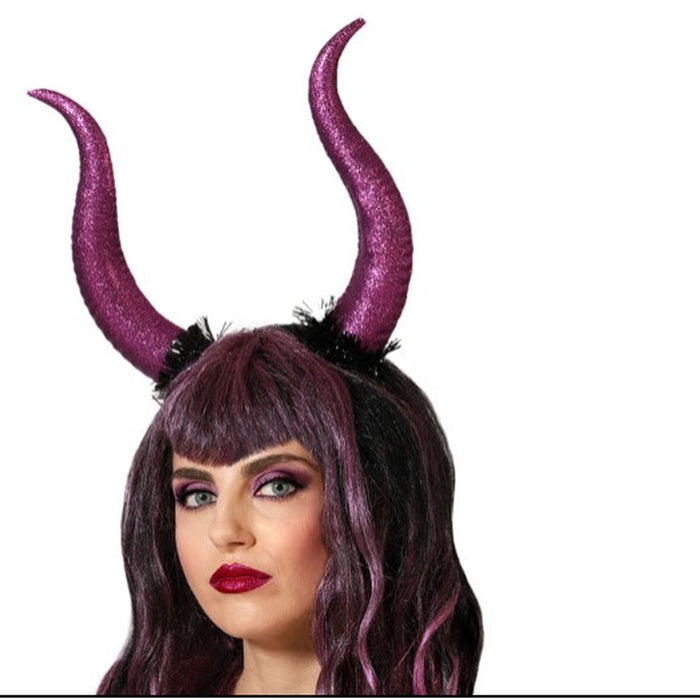 Diademă Vrăjitoare Halloween Mov