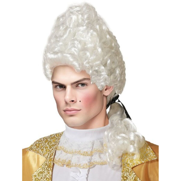 Perucă Alb