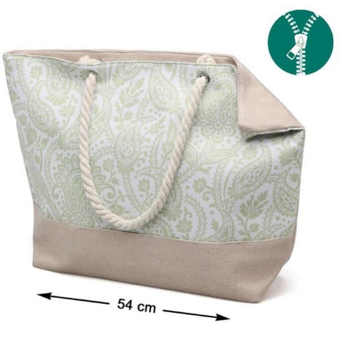 Geantă PAISLEY Verde Plajă
