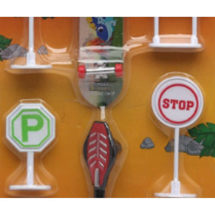 Skateboard jucărie pentru degete Skate Dinosaur