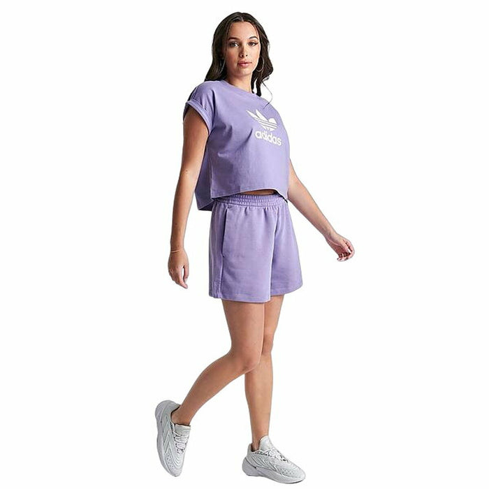 Pantaloni Scurți Sport pentru Damă Adidas IA6449  Mov