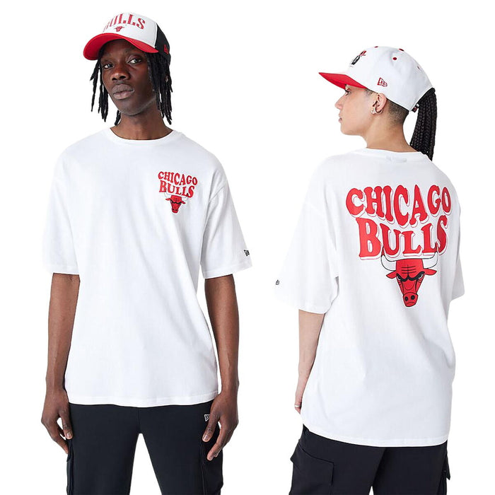 Tricou cu Mânecă Scurtă Bărbați New Era  SCRIPT OS TEE CHIBUL 60435518 Alb