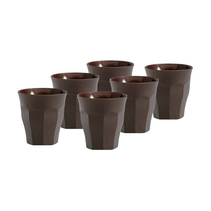 Set de pahare Duralex Picardie Maro 90 ml Ø 6,5 x 6,7 cm (6 Unități)