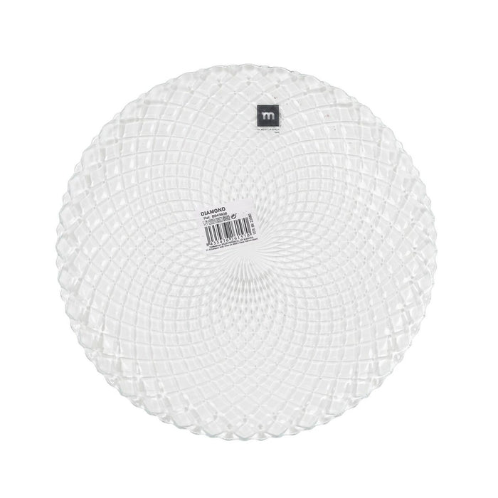 Platou pentru Servire La Mediterránea Diamond Sticlă Ø 31 cm