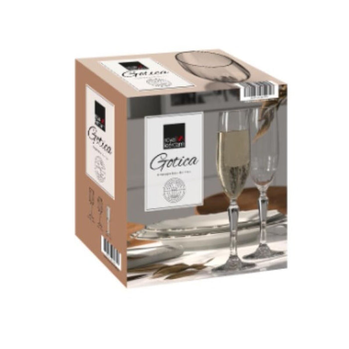 Set de pahare Royal Leerdam Gotica 210 ml champagne Ø 4,8 x 22,5 cm 6 Unități